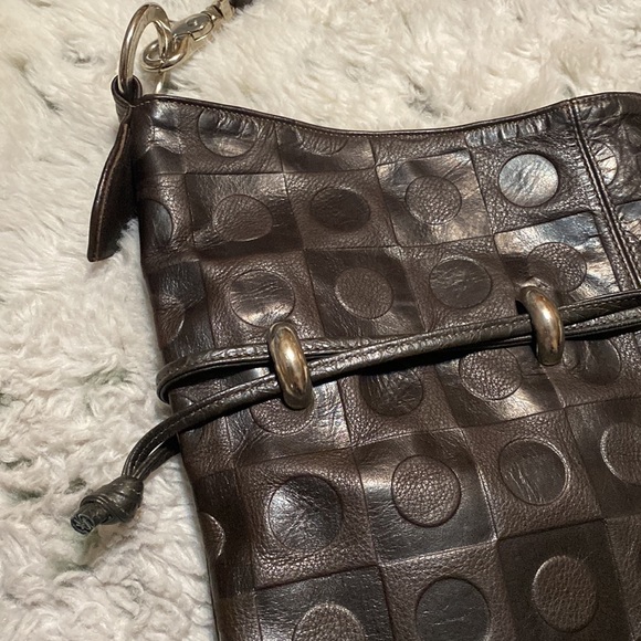 NWOT gorgeous Dark brown leather handbag - Picture 3 of 16